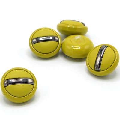 Bouton fantaisie lime