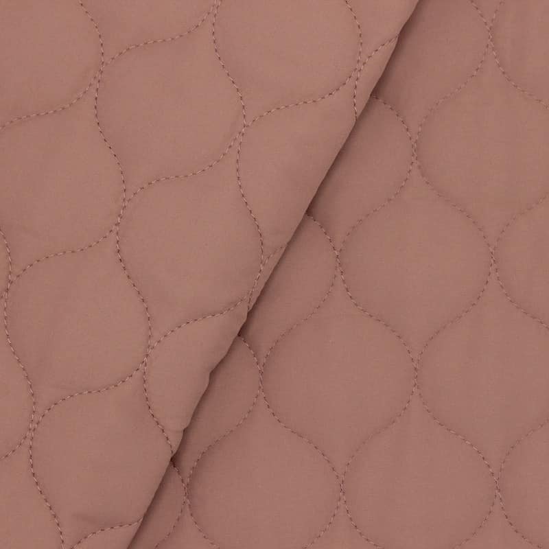 Quilted fabric - brown