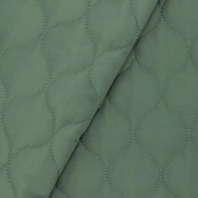 Quilted fabric - green