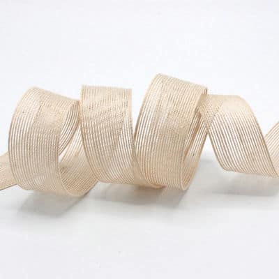 Hemp ribbon - ecru 