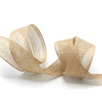 Hemp ribbon - beige 