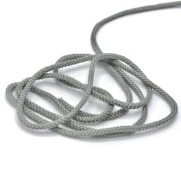 1/3m cordelière corde cordon cordelette tressé argent 1,2 ou 3mm bijoux  couture