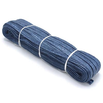 Raffia ribbon - navy blue 