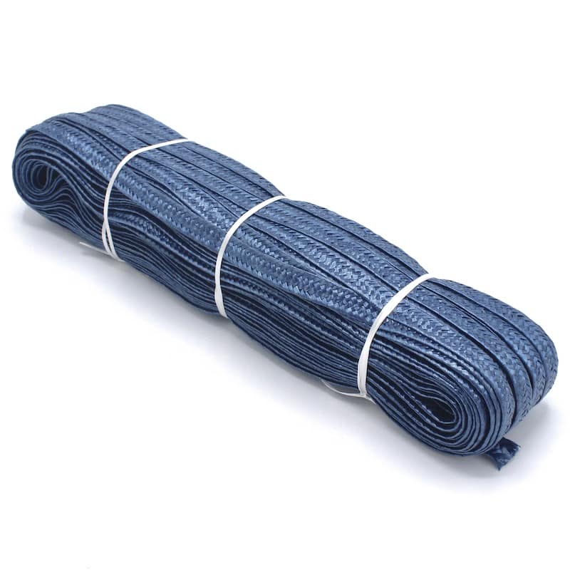 Navy blue raffia deals ribbon