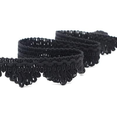 Cotton fringes - black