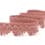 Viscose fringes - broom pink