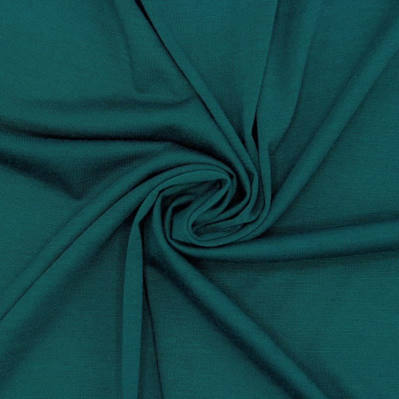 Viscose jersey fabric - teal