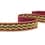 Fantasy braid trim - red, green and gold