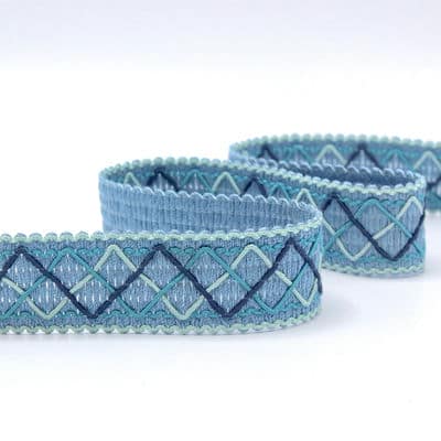 Fantasy braid trim - blue