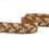 Fantasy braid trim - rust-colored and beige