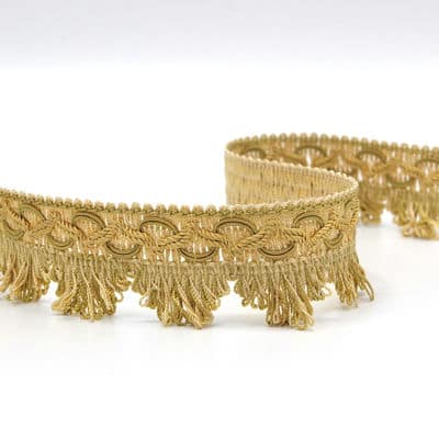 Fringes - beige en goud