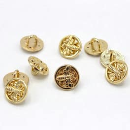 Gold Button Medium Gold Buttons Metal Sewing Buttons 1 26mm Gold