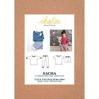 Patroon unisex pyjama 3 tot 12 jaar Sacha