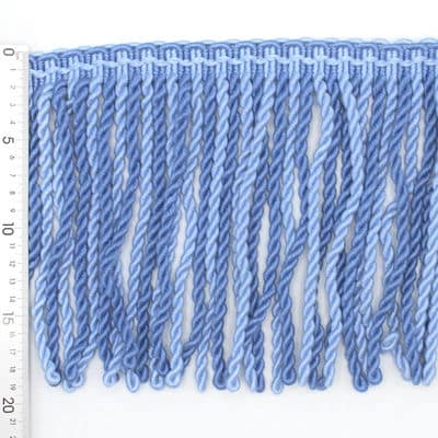 Viscose fringes - blue