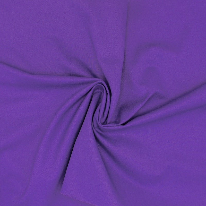 Gabardine cotton fabric - purple