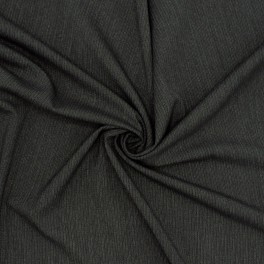 Charcoal Gray Poly Cotton Twill Fabric