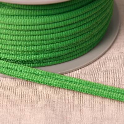 Double piping cord - green