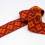 Vintage jacquard braid trim - red