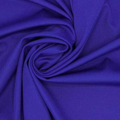 Extensible fabric with lycra and cotton - blue