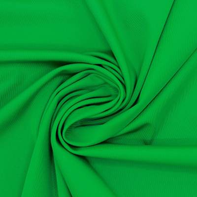 Extensible fabric with lycra and cotton - green