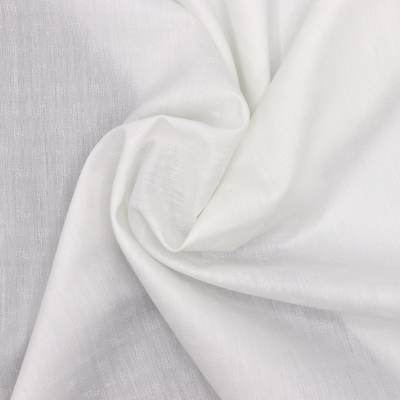 Viscose and cotton jacquard fabric - white