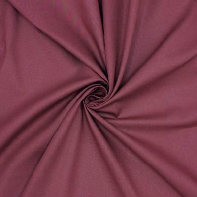 Sheeting fabric in cotton - plain burgondy