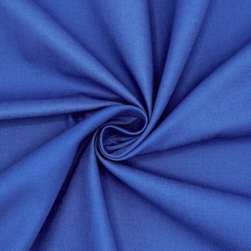 Toile à drap en coton uni bleu