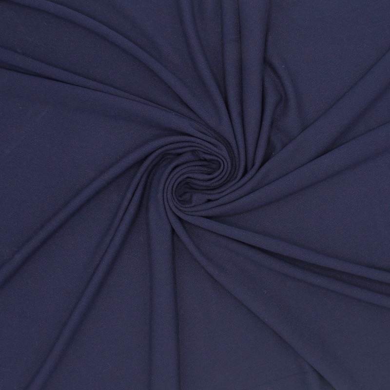 Viscose jersey fabric - Navy bleu