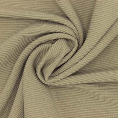 Ottoman jersey fabric - khaki