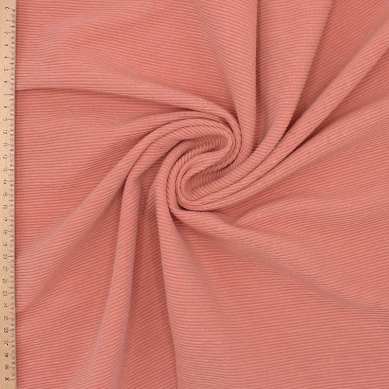 Ottoman jersey fabric -salmon