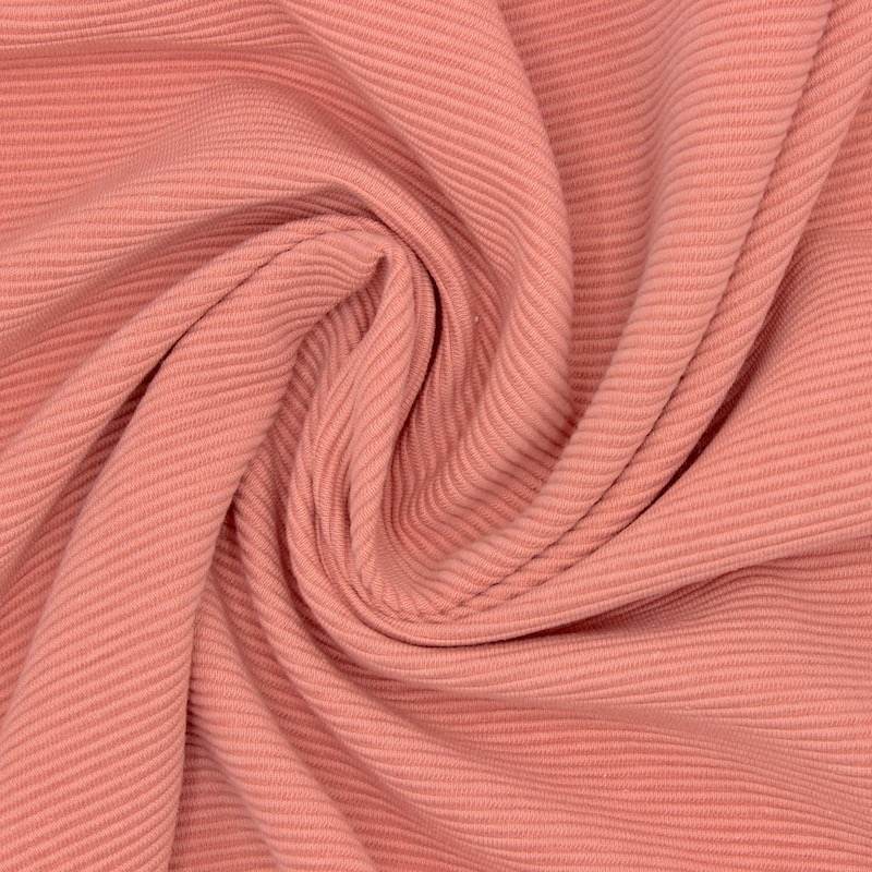 Ottoman jersey fabric -salmon