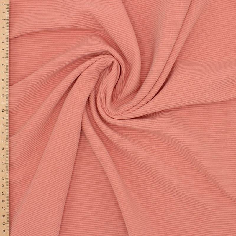 Ottoman jersey fabric -salmon