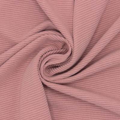 Ottoman jersey fabric - old pink