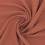 Ottoman jersey fabric - Brick-colored 