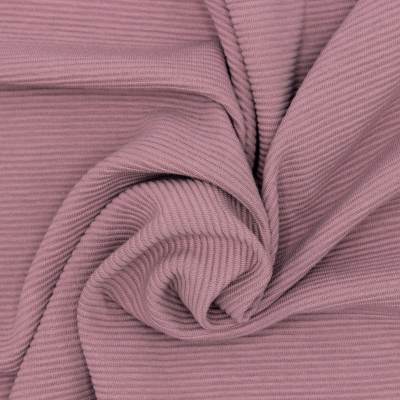 Ottoman jersey fabric - broom pink