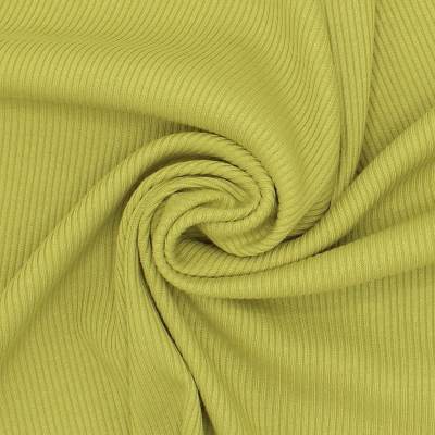 Plain cotton jersey fabric - green