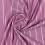 Tissu 100% coton à rayures - rose balais
