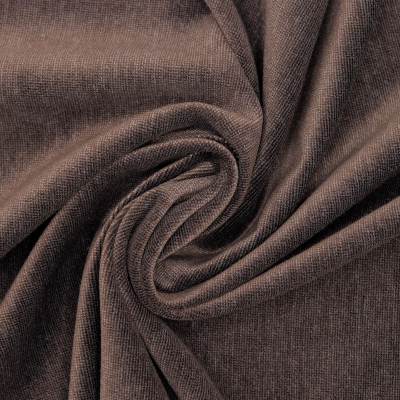 Tissu velours milleraie - brun