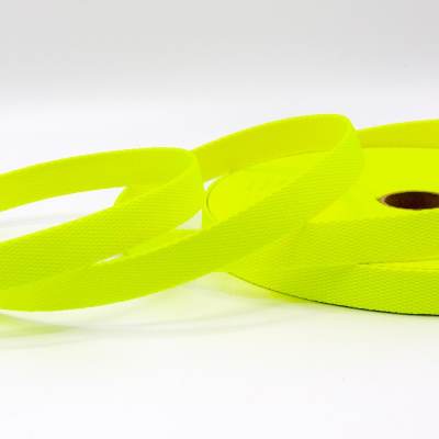 Polyester riem - fluorescerend geel