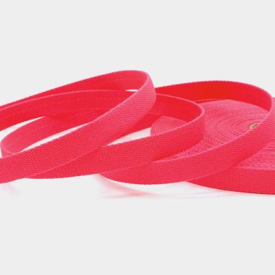 Polyester strap - fluorescent pink