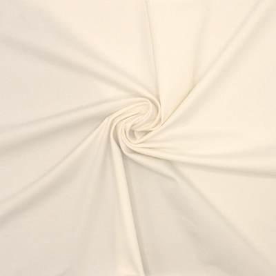 Plain cotton jersey fabric - off-white