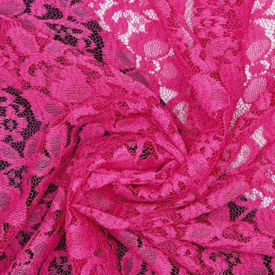 Glitter lace - fuchsia