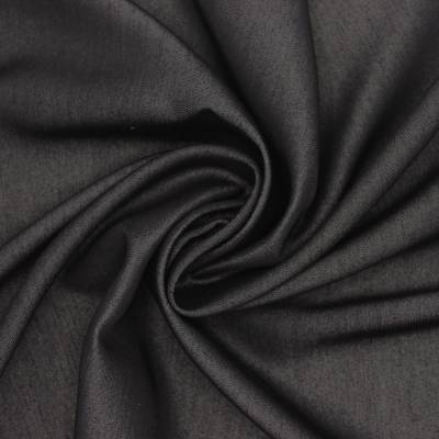 Tissu viscose et polyester - noir