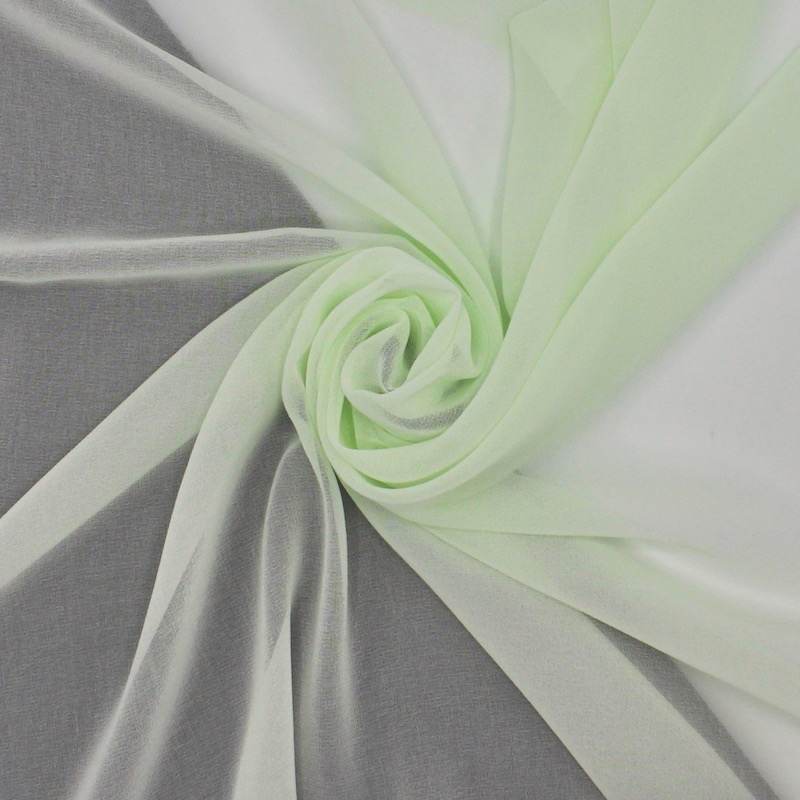 Plain polyester voile - sea green