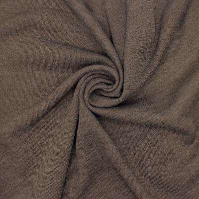 Tissu maille polyester - brun