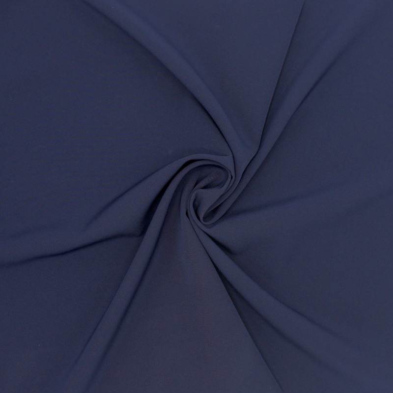 Tissu extensible - bleu marine