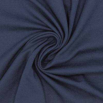 Cotton jersey fabric - navy blue