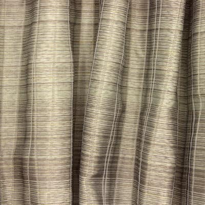 Voile jacquard double face - beige