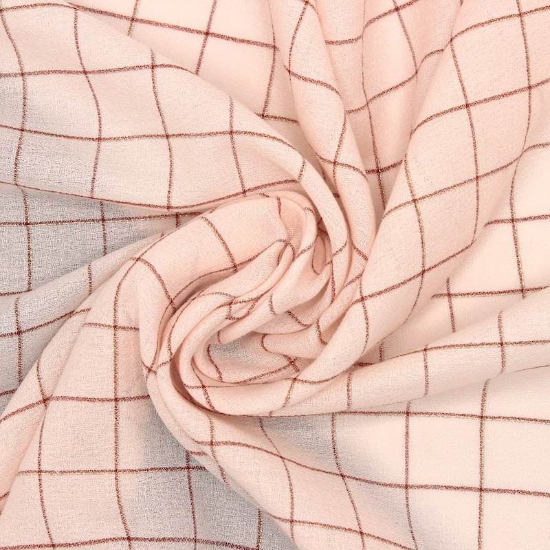 Cotton crepe voile - salmon