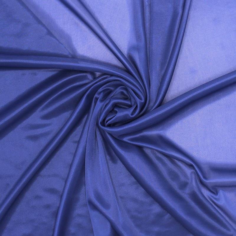 Doublure maille polyester - bleu